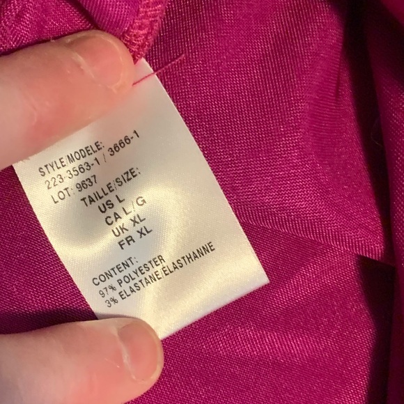 Mr Max L dark fuscia blouse - Picture 8 of 9